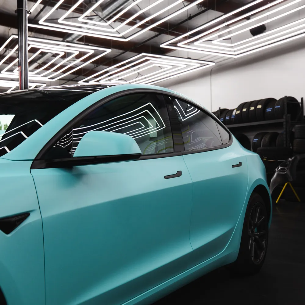 Finished wrapped car